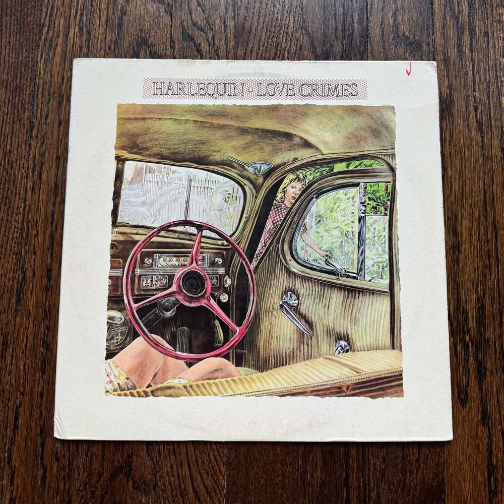 VINTAGE Harlequin Love Crimes LP ‘80 CANADIAN HARD ROCK POMP AOR NFC37536 NM/VG
